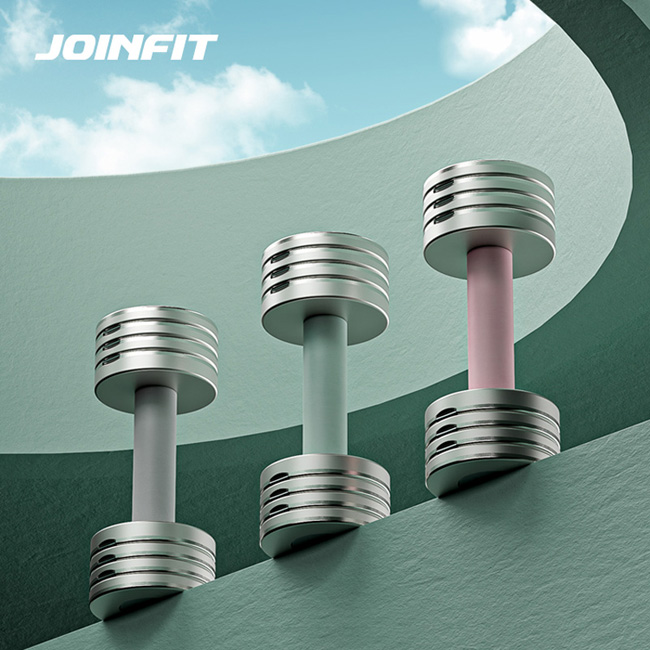 JOINFIT快调哑铃 可调节重量哑铃纯钢电镀哑铃男女健身器材